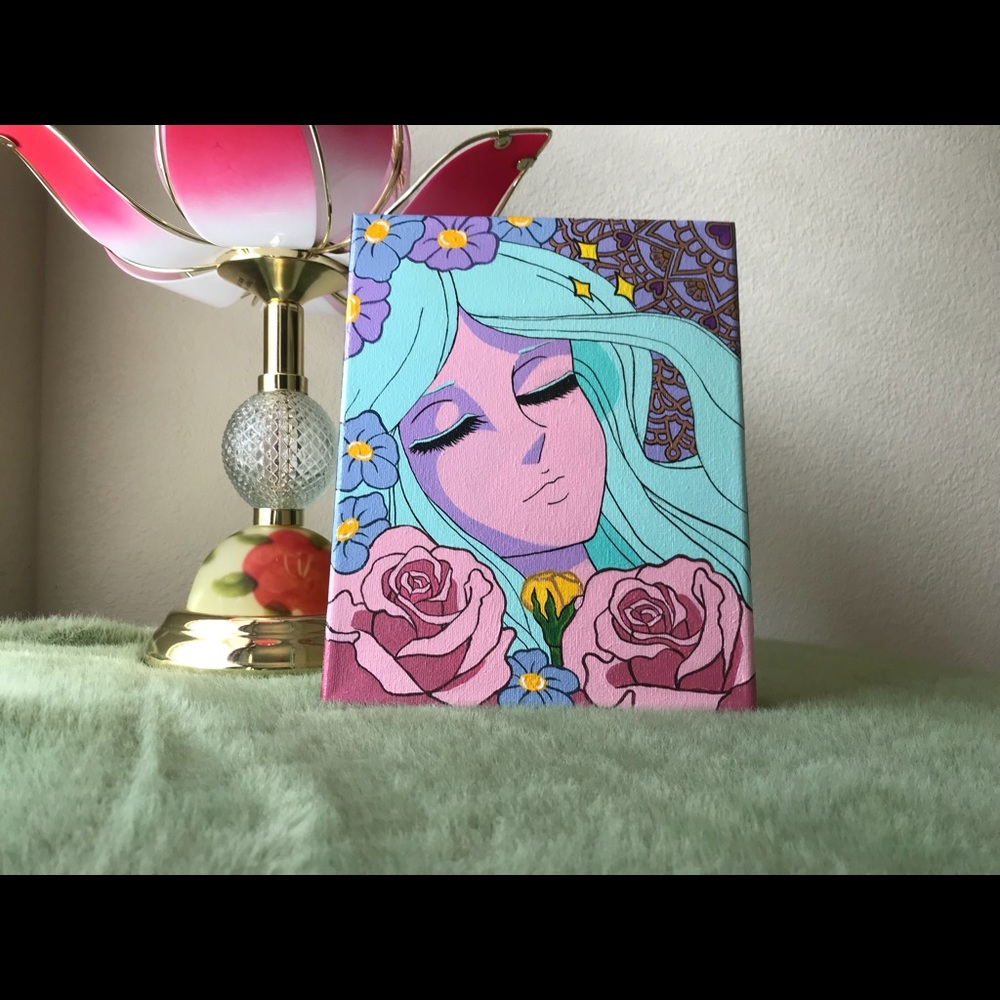 [ Original Painting ] retro anime aesthetic - Picture 3 of 10